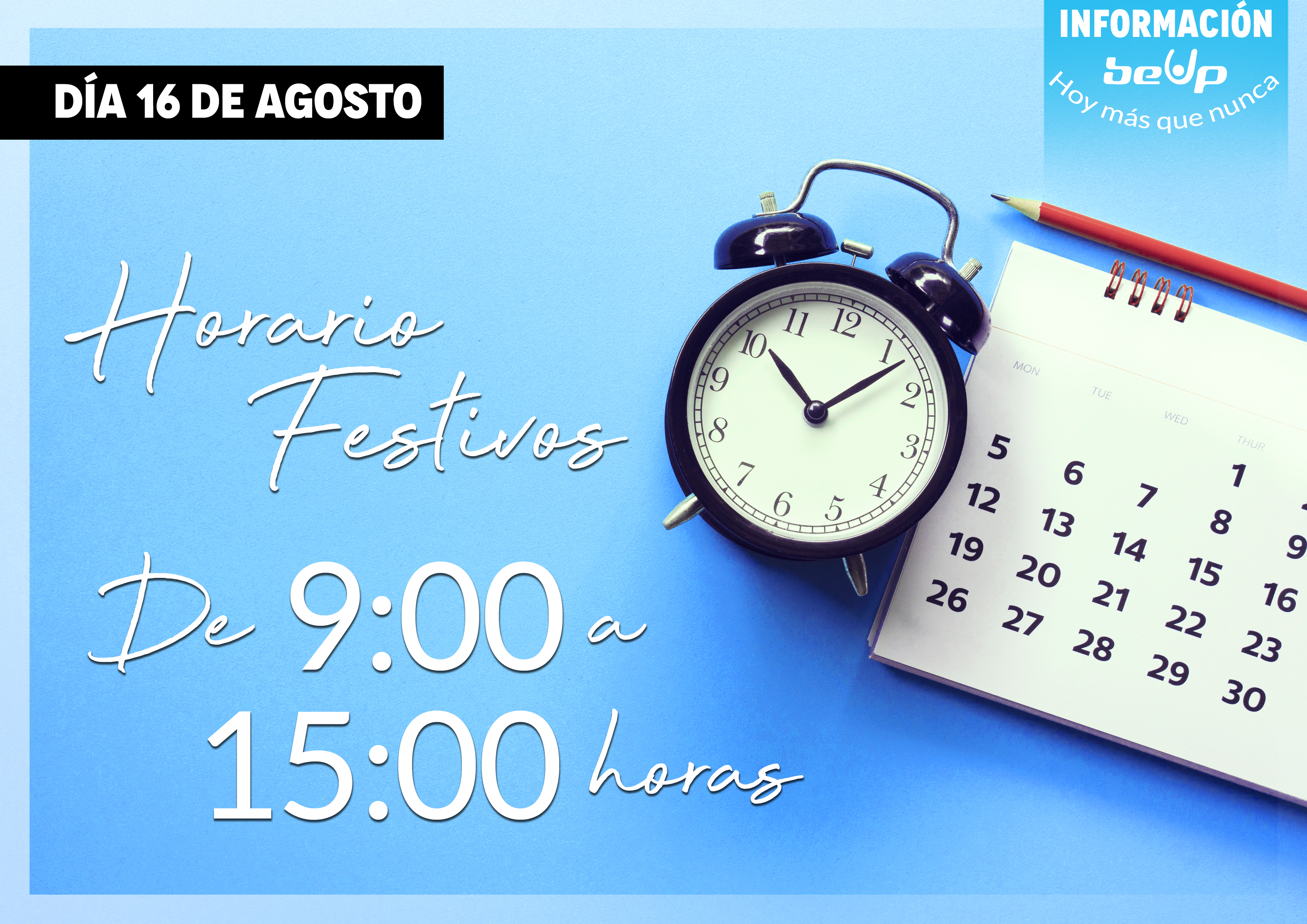 Festivo 16 de Agosto